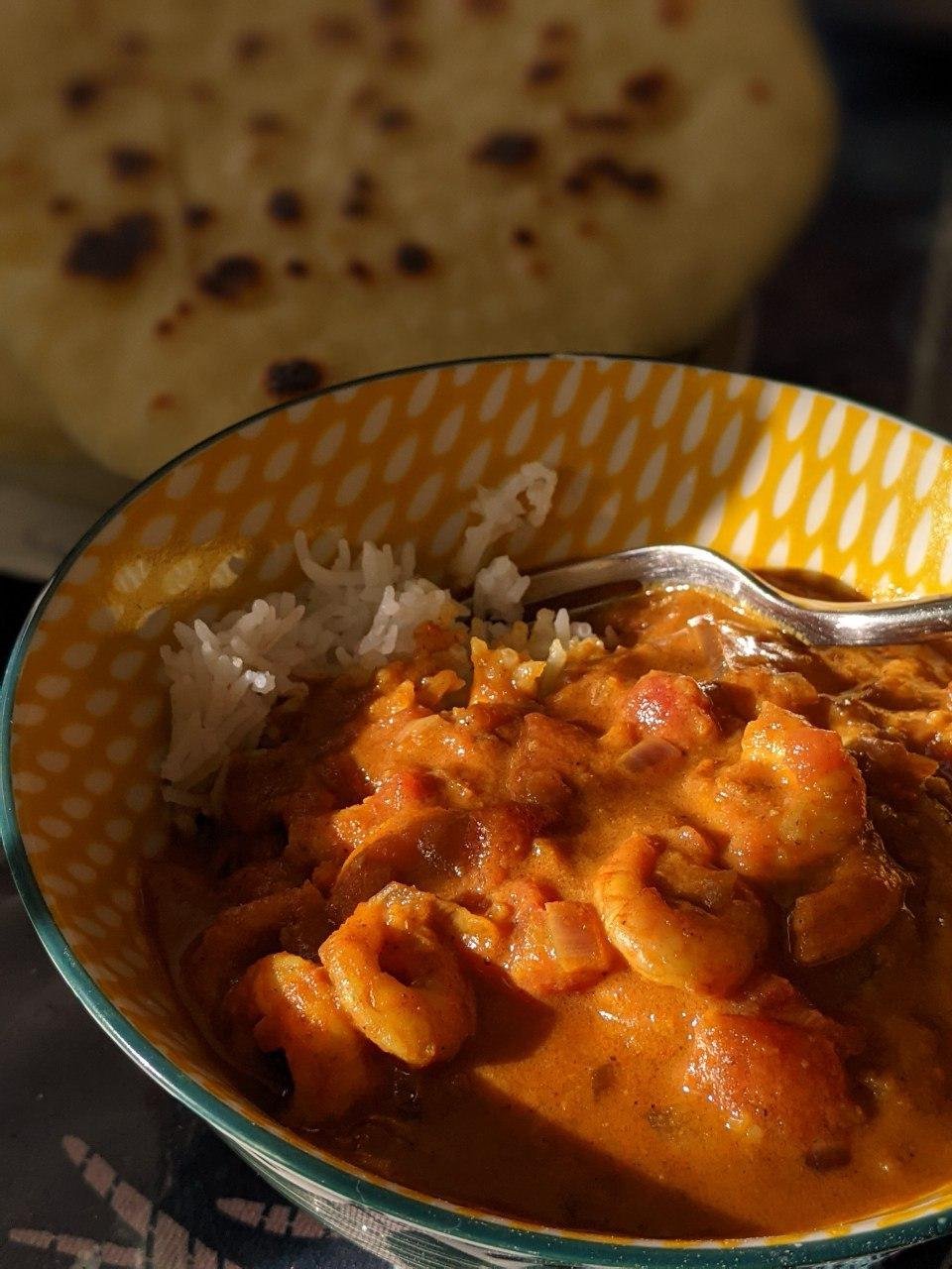 С креветками получается - пальчики оближешь