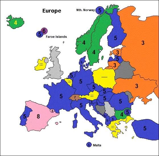 Количество полосок на пешеходных переходах