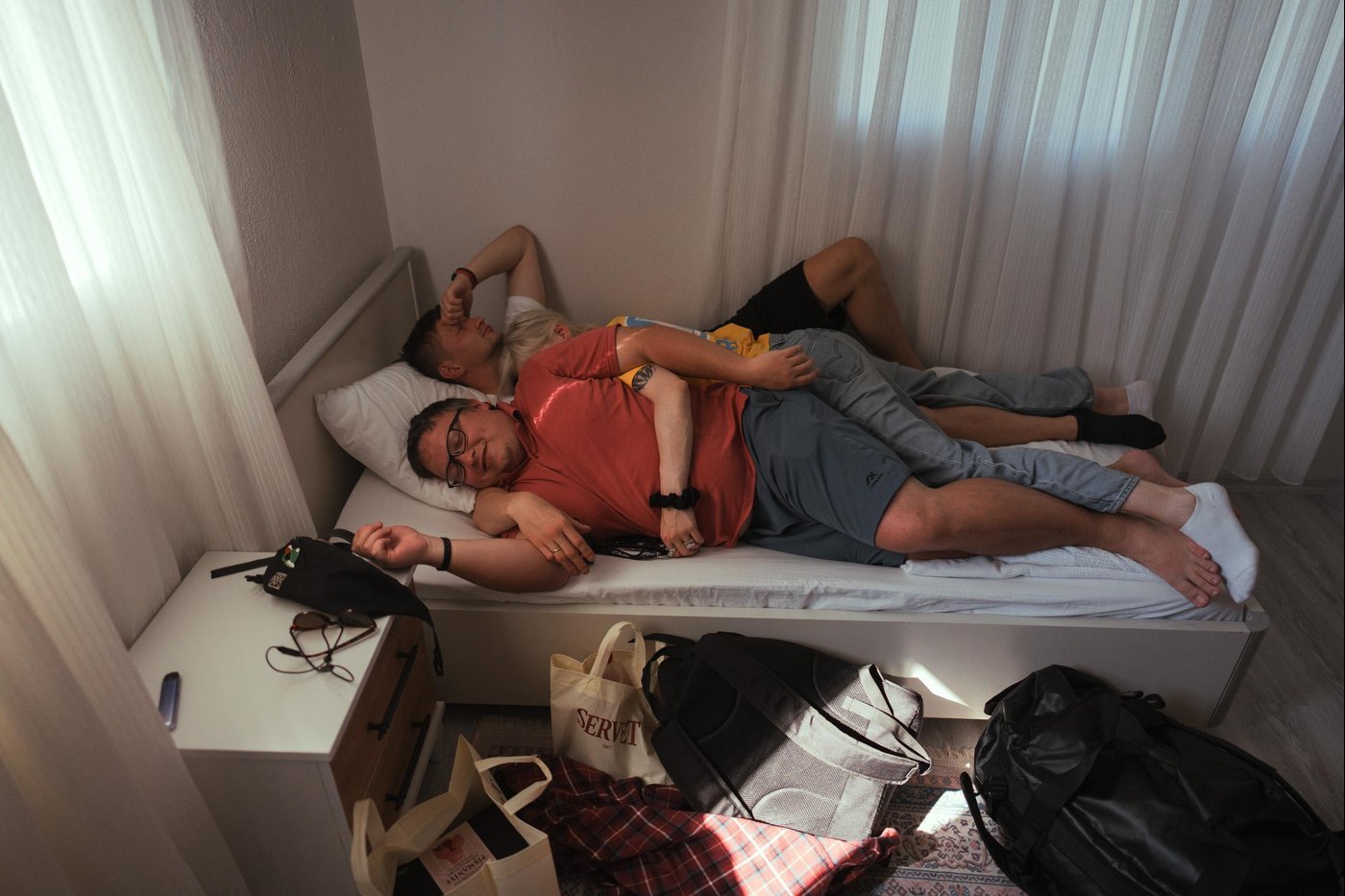 Кто-то волновался, что кроватей всем не хватит?