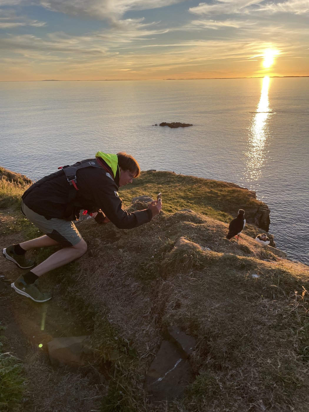 Фотоохота за закатным тупиком выглядит так