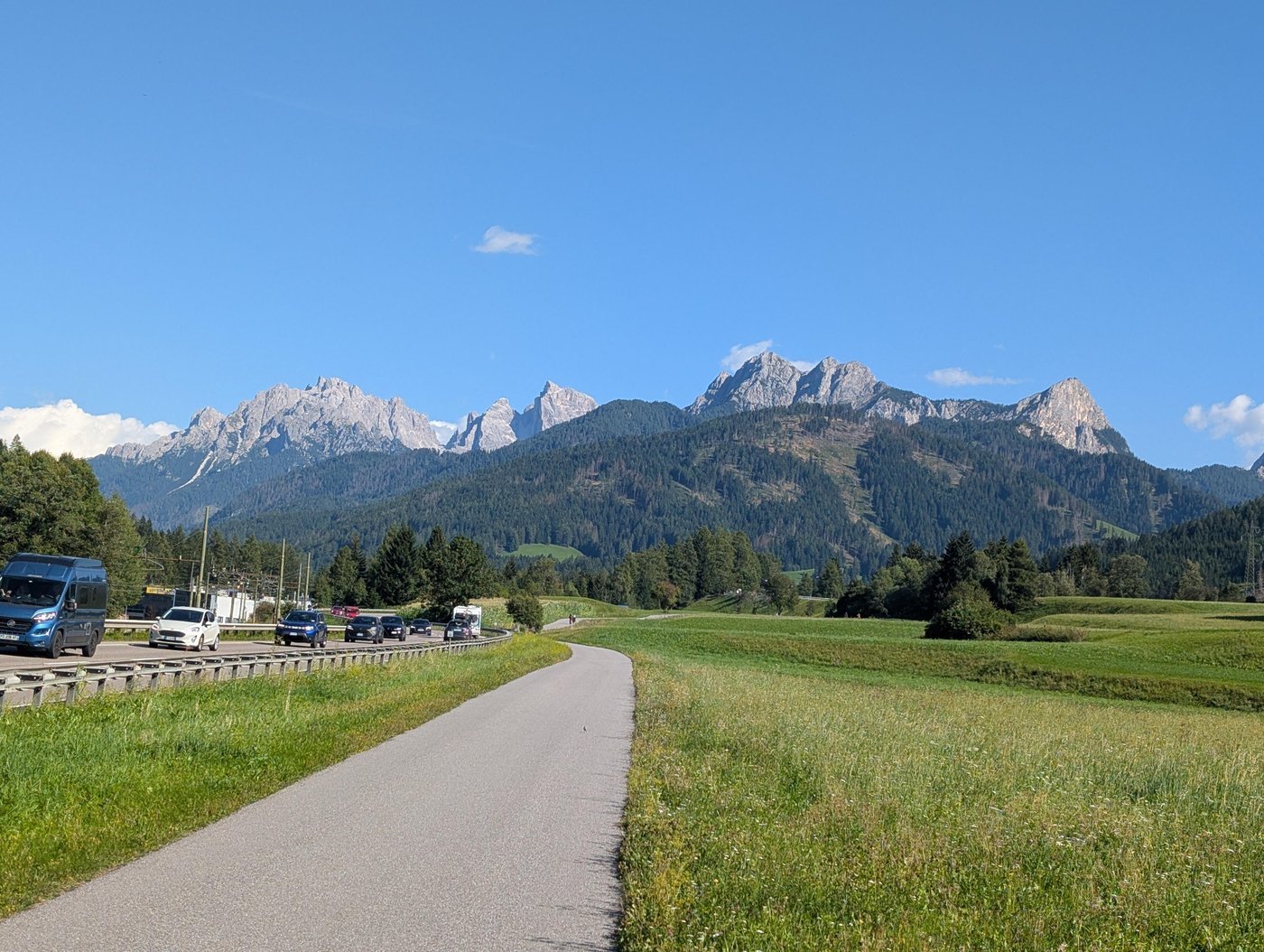 Размеренная дорога к доломитам