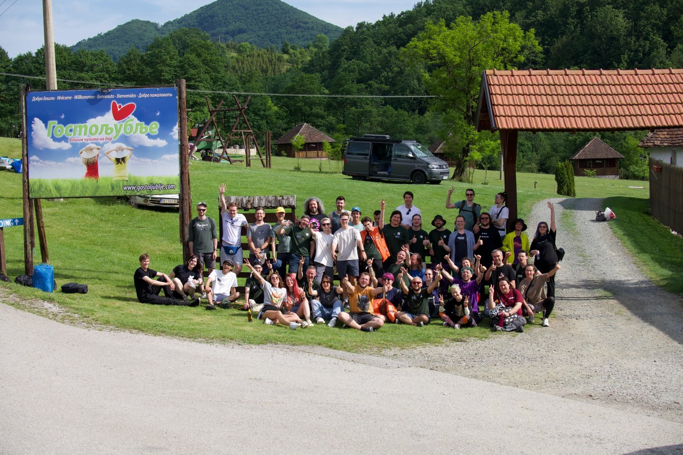 Общего фото мы так и не сделали, но вот хотя бы второй трансфер
