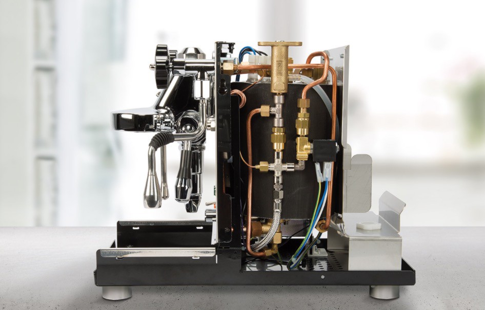 Кофемашина ECM с теплообменником в разрезе