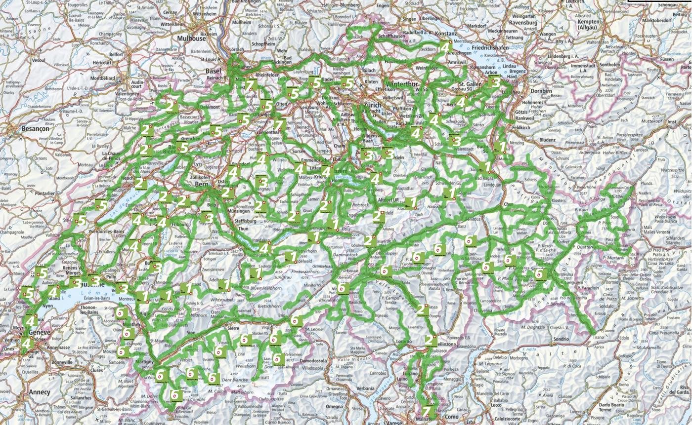 Вся страна в маршрутах