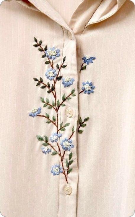 Цель на вторую вышивку из Pinterest: кстати, референсы брал именно там, там же есть туториалы по тому, какие бывают швы