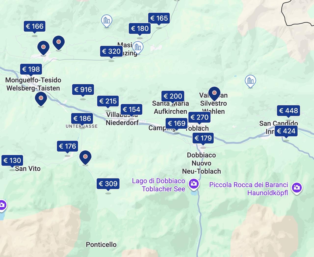 Типичная попытка найти отель
