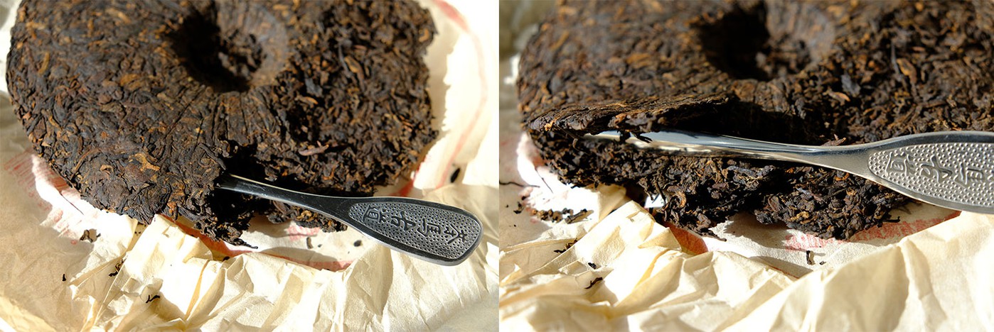 Вставляешь в бок и проворачиваешь