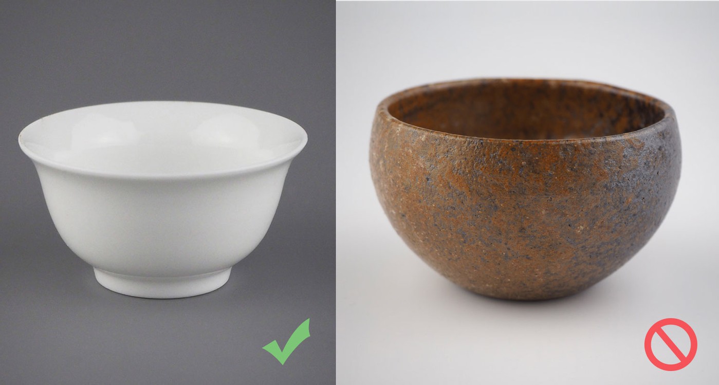 У правильной пиалы слегка изогнут край. Без этого очень неудобно — вы будете обжигаться и проливать