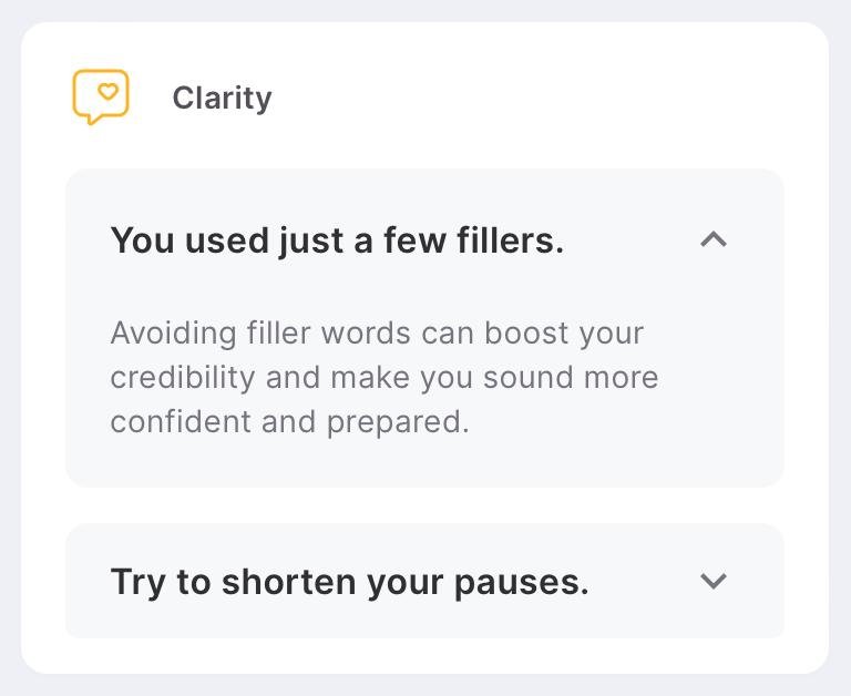 Pronounce Clarity Section