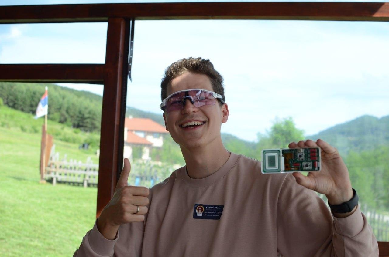 @andrey_oshev спаял крипто-кошелек и доволен