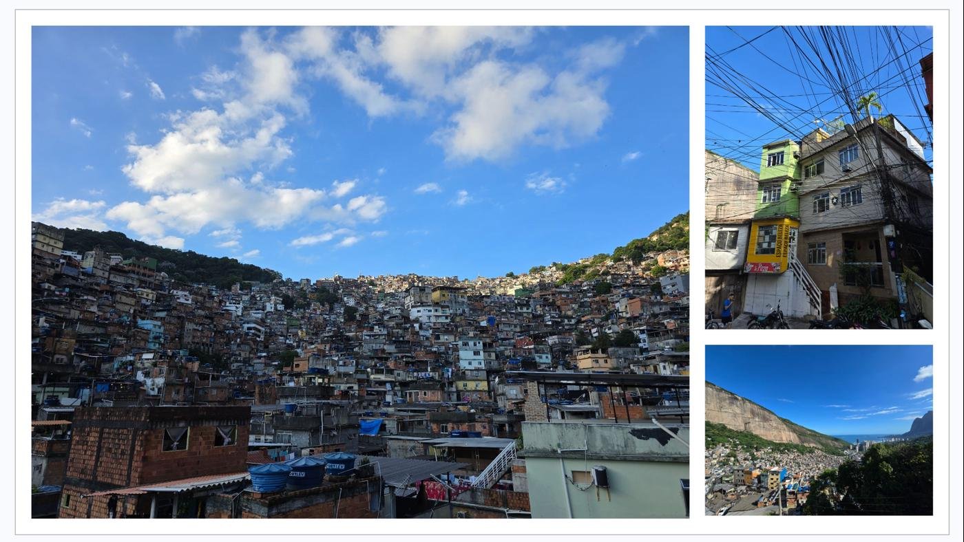 Подборка фото из экскурсии по фавеле в Рио-де-Жанейро. Это реально отдельное государство внутри города - там собственные законы, своя власть и силовые структуры, отдельная экономика.