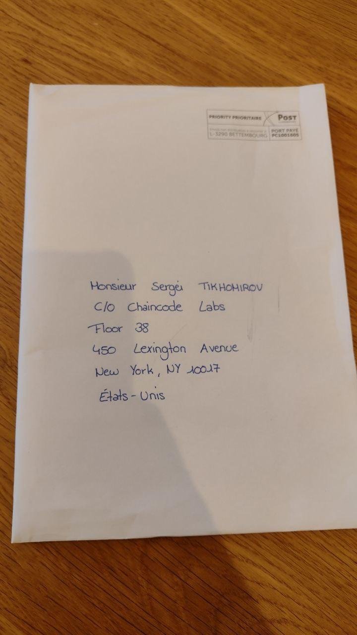 Адрес точно как я указал, и каков почерк 😍