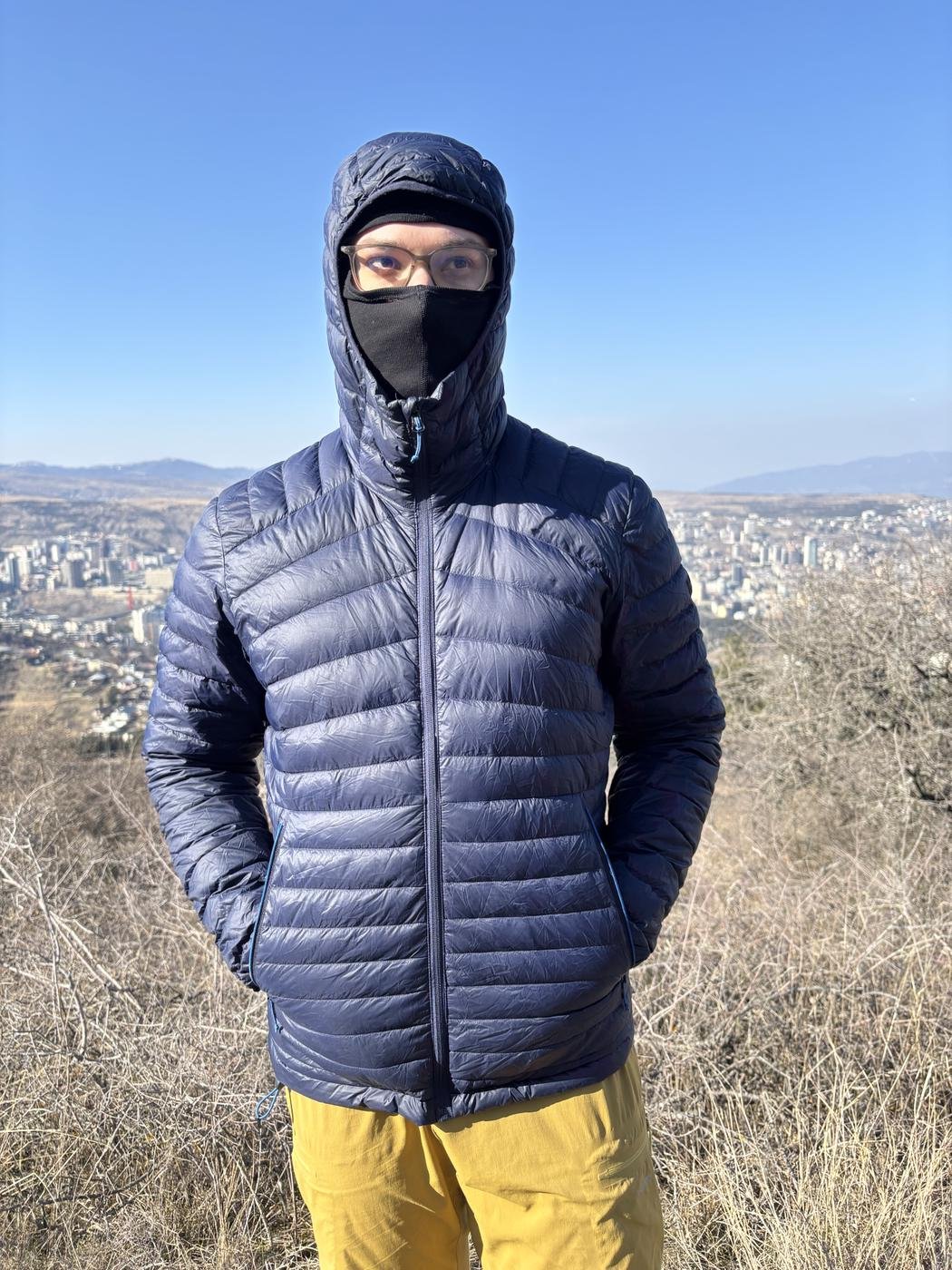 Пуховка из декатлона.