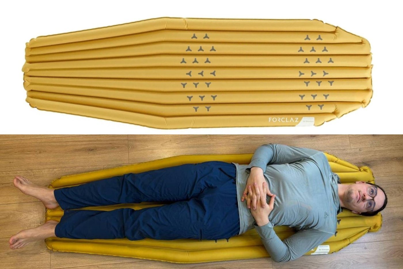 Надувастик из декатлона. Inflatable Trekking Mattress - MT500 air XL
