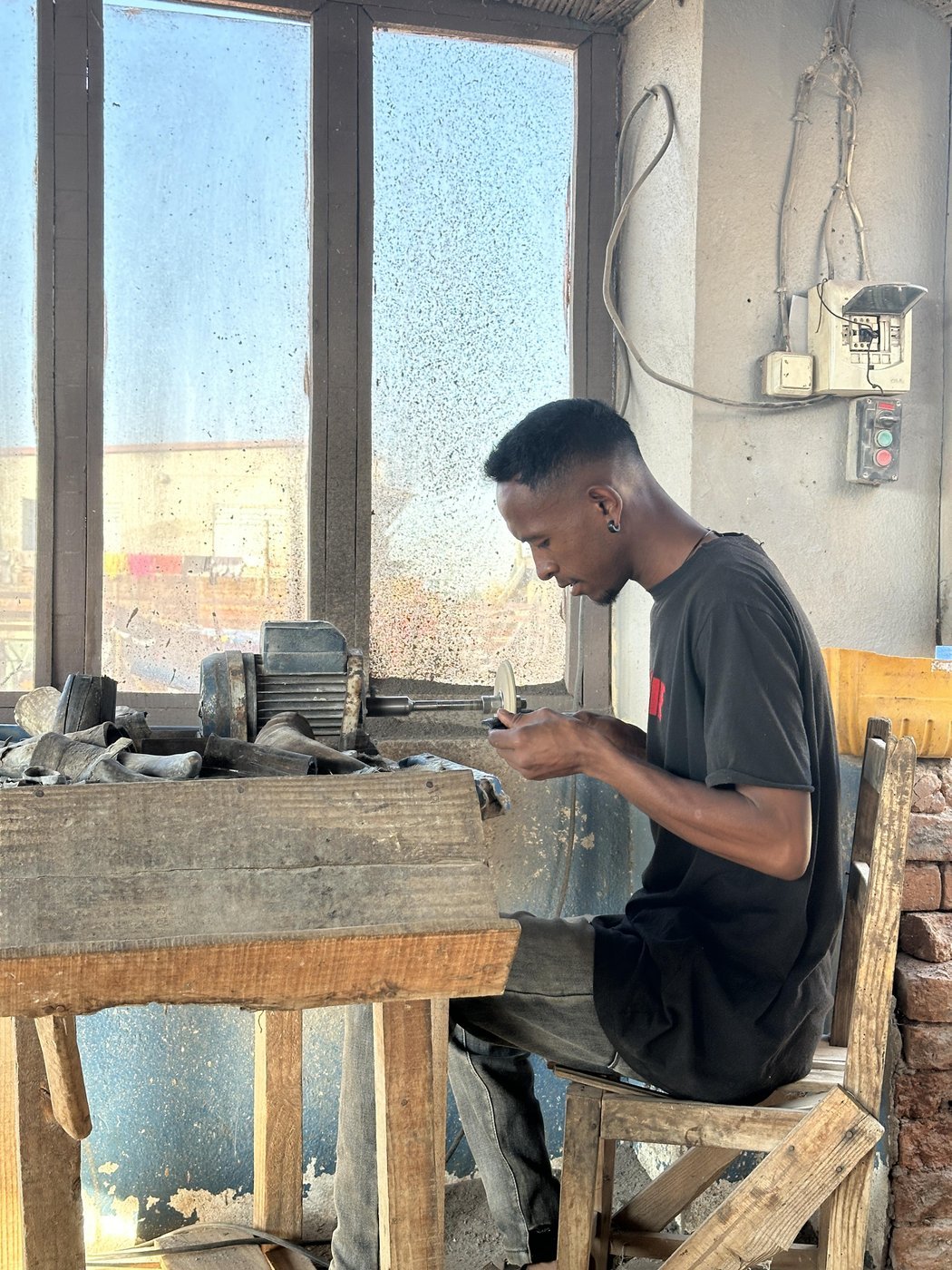 Мастер за работой