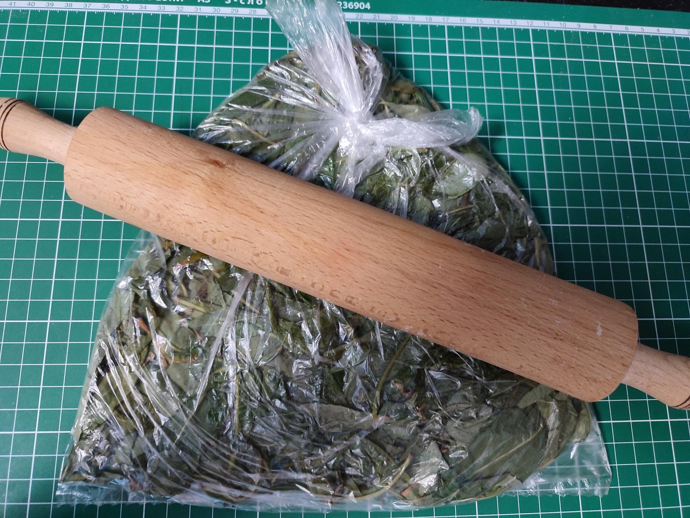 В этом году я использовал скалку и *упорство*