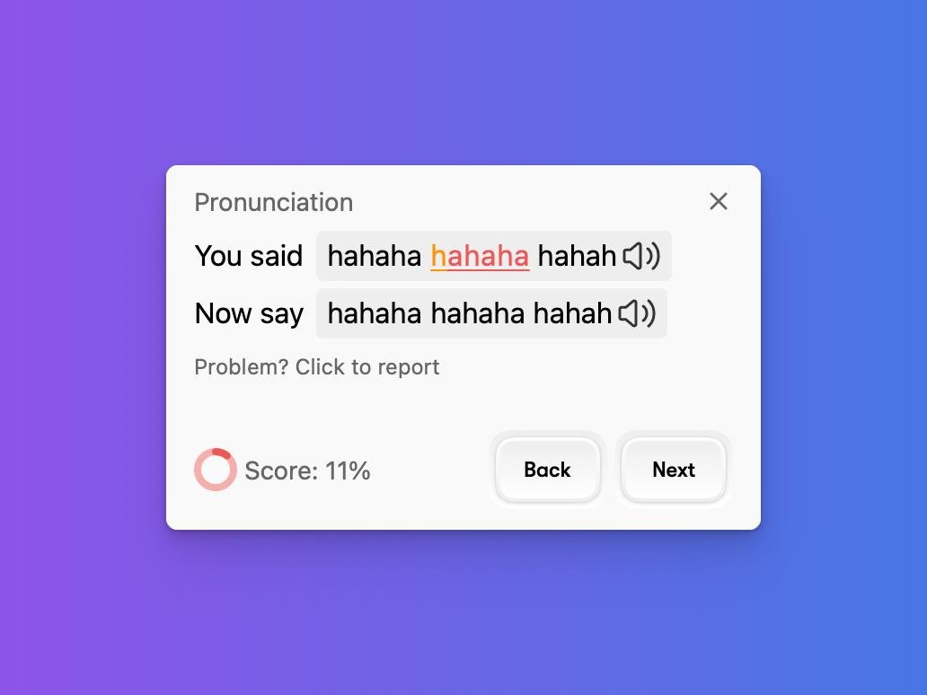 Вот, например, учим людей правильно смеяться. Просто нужно было громче…