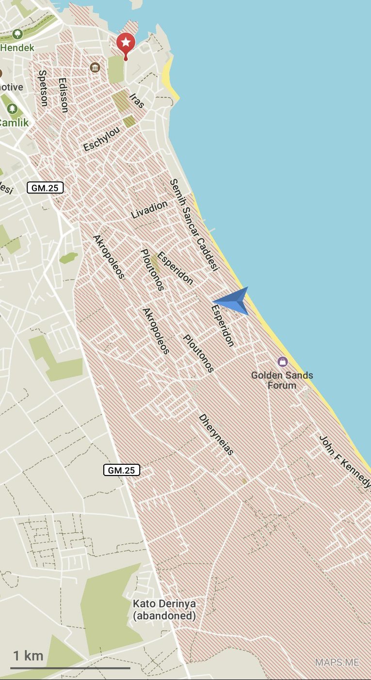 вот где-то здесь меня остановили