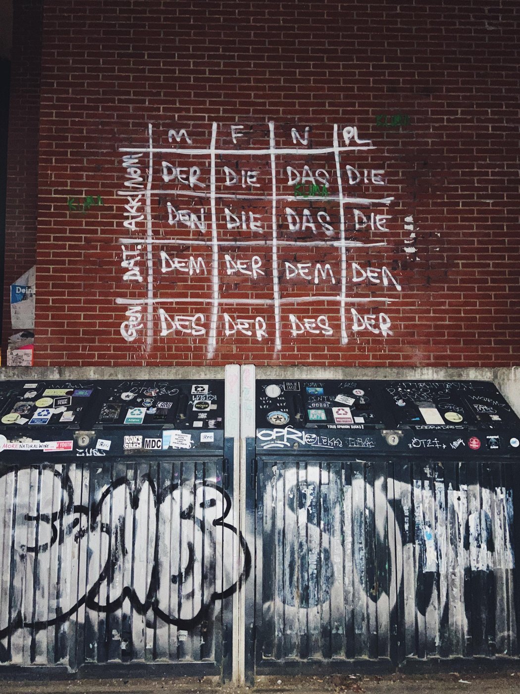 Образовательное граффити над помойками. А вы говорите стритарт бесполезен!