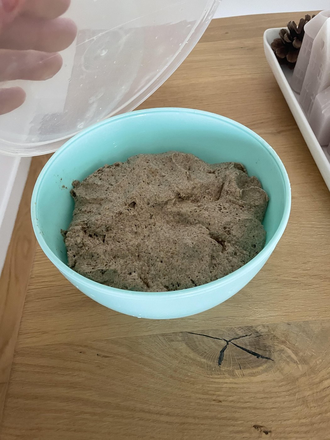 Была идея формовать хлеб так, идея провальная