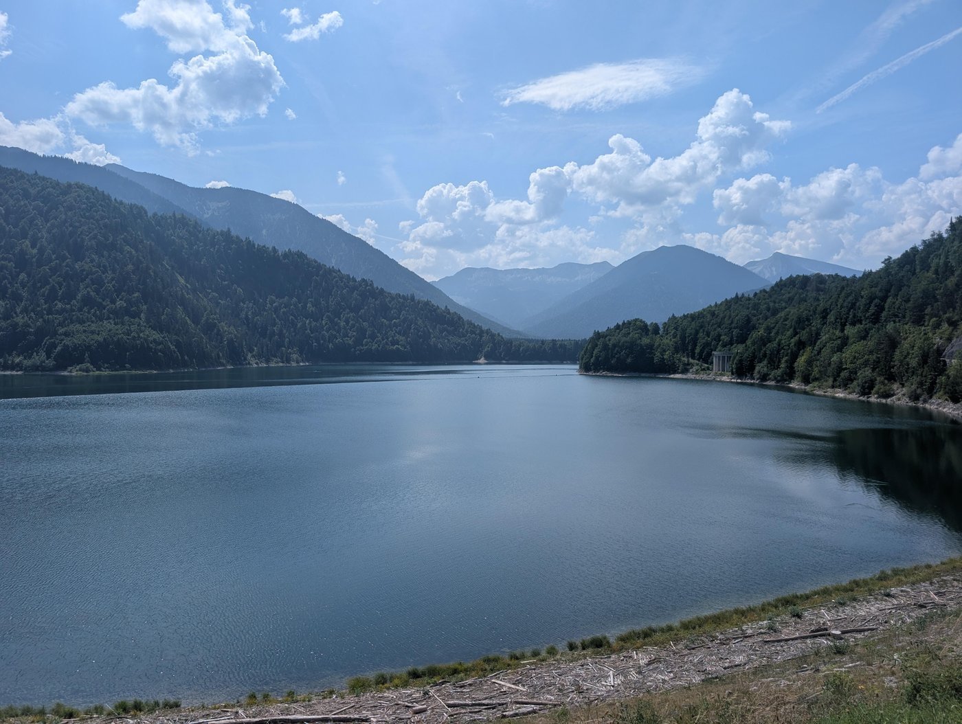 Озеро Sylvensteinspeicher