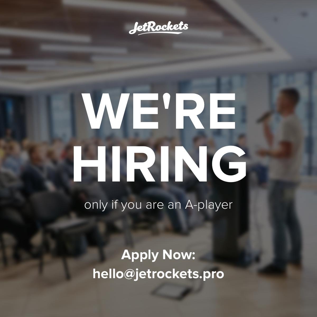 We're hiring