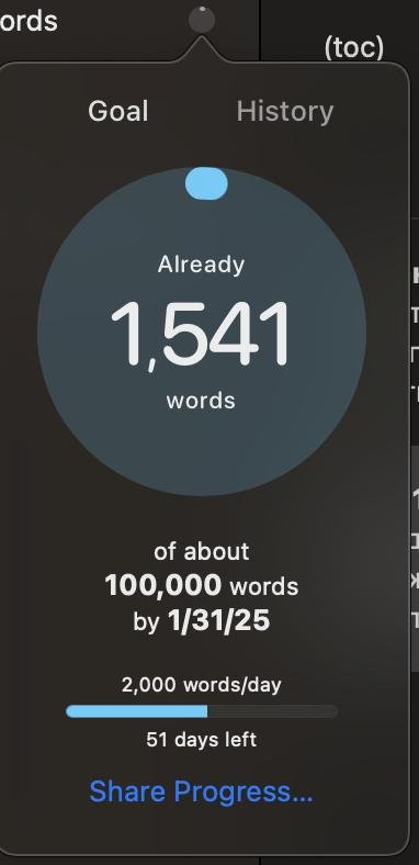 Очень хочется достичь цели в 100000 слов
