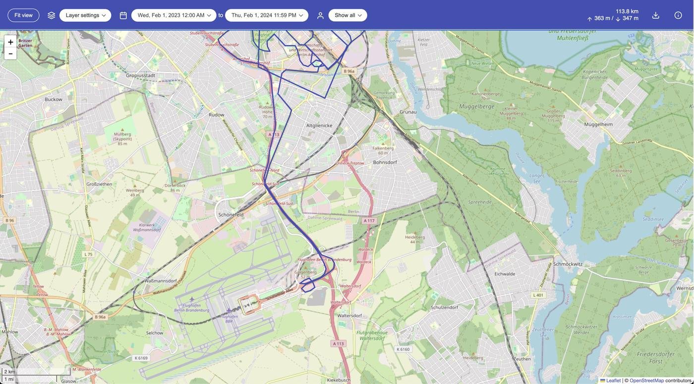 Интерфейс OwnTracks