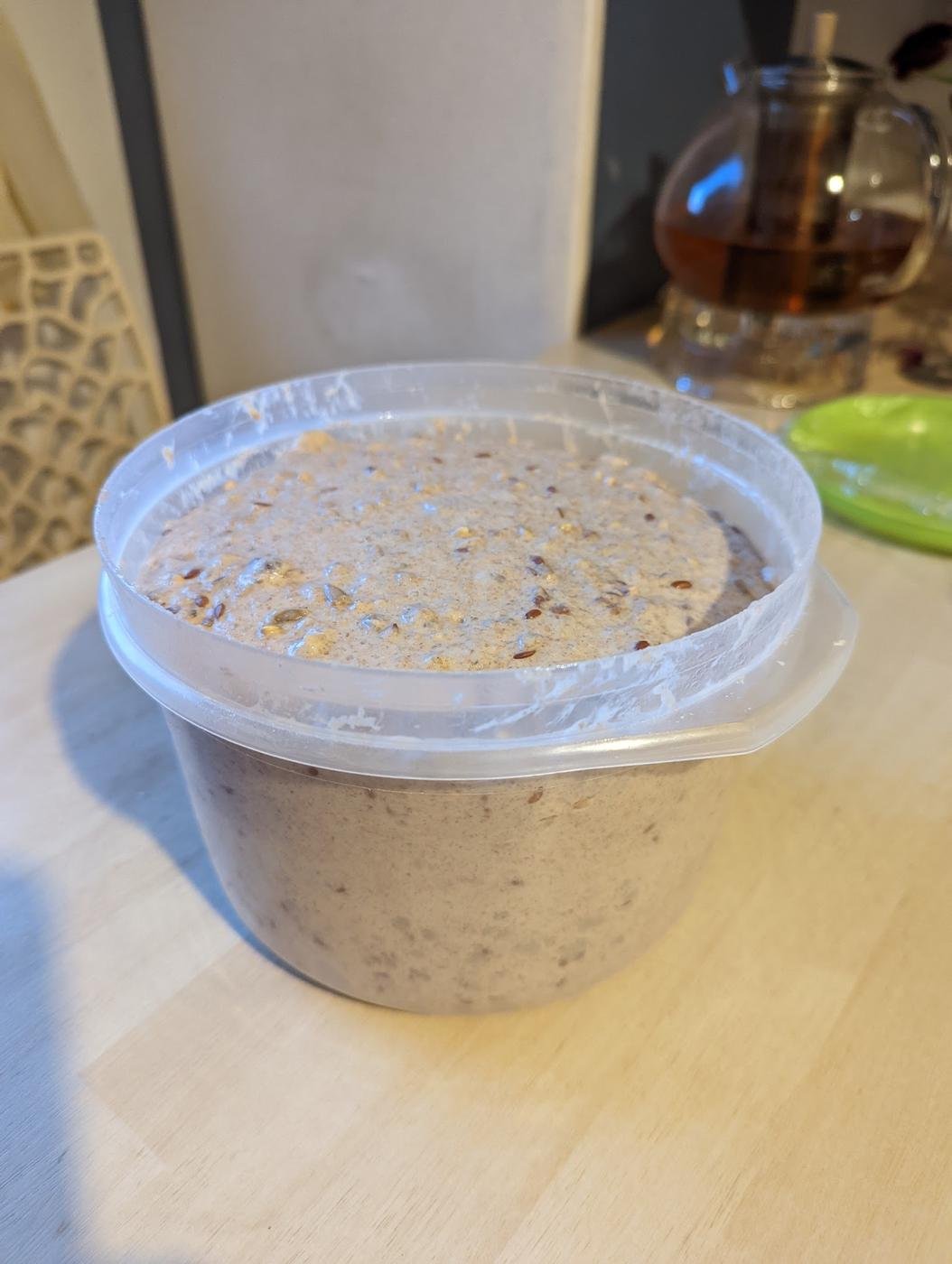 После ночи в холодильнике поднятия теста — максимальные! Но как переложить его в кастрюлю с наименьшими потерями?