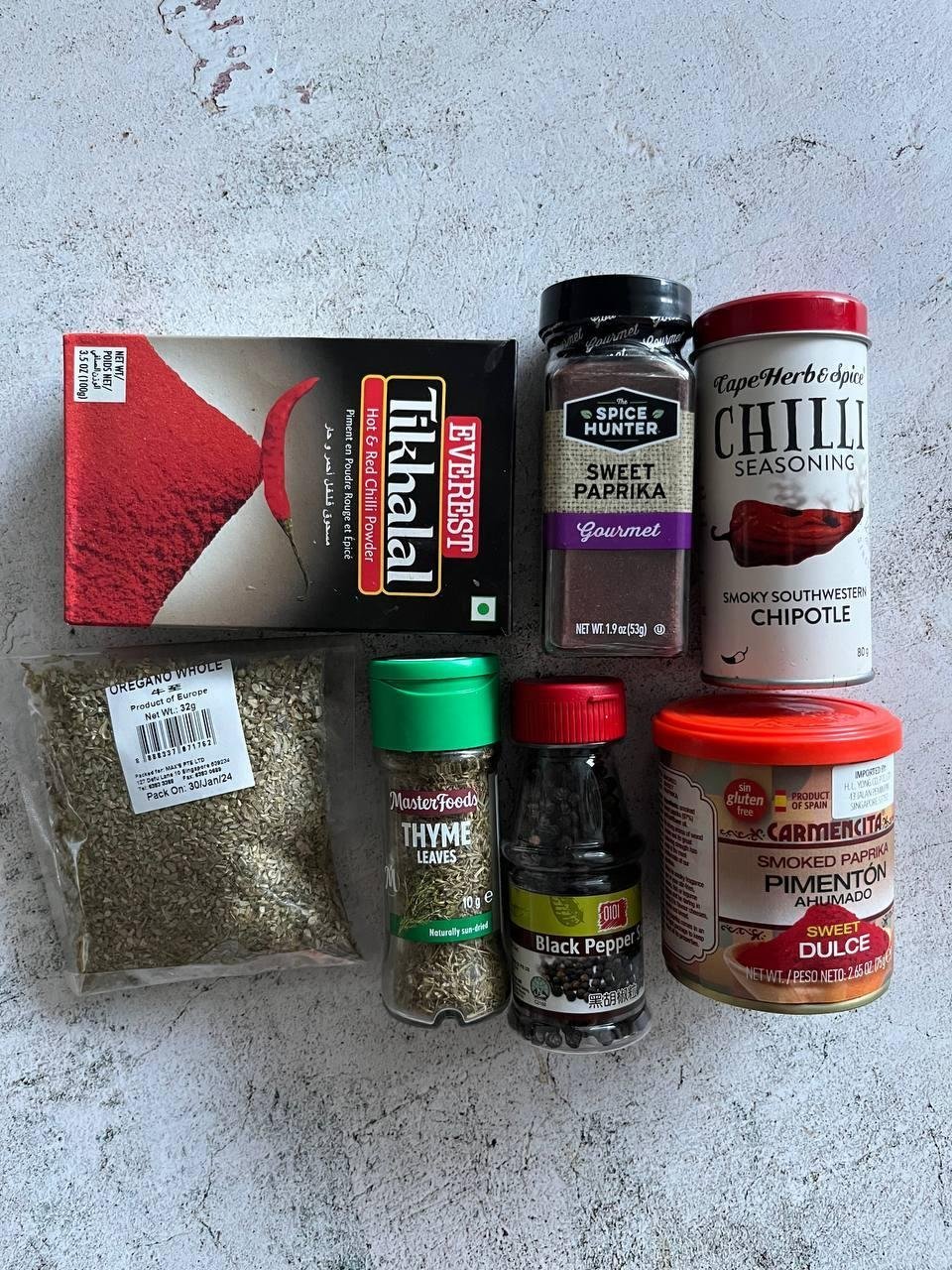 Это мой базовый набор специй или 1/3 от всего чем пользуюсь