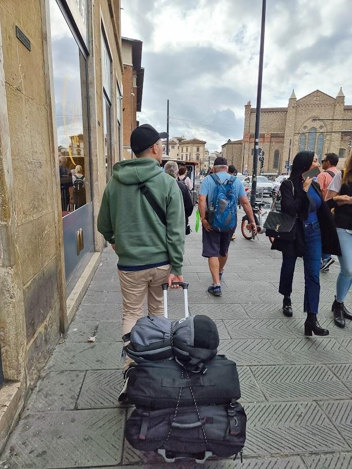 Выходим в центре Флоренции. 