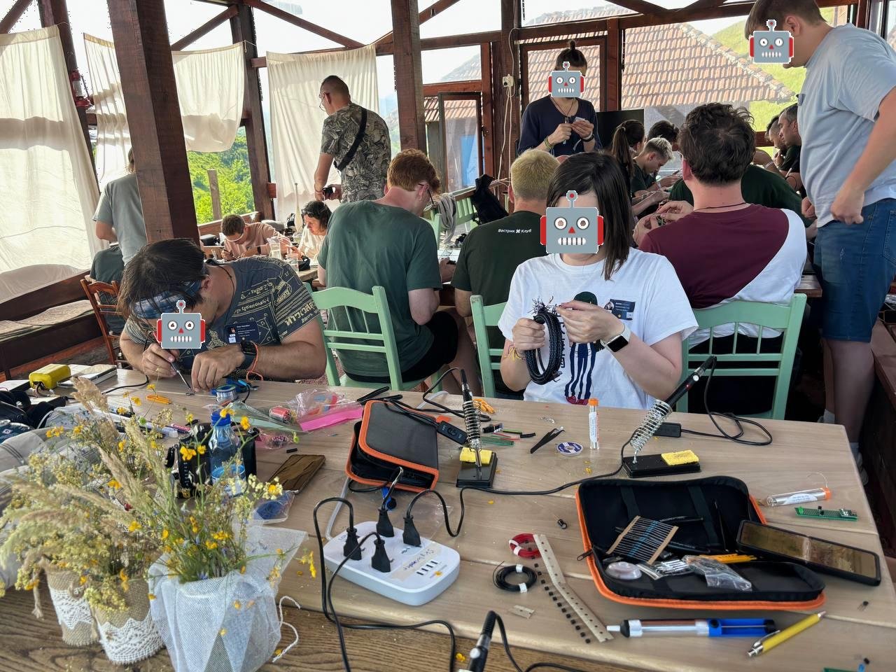 паяем бездушных машин