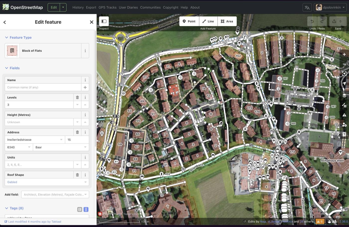 Интерфейс iD Editor