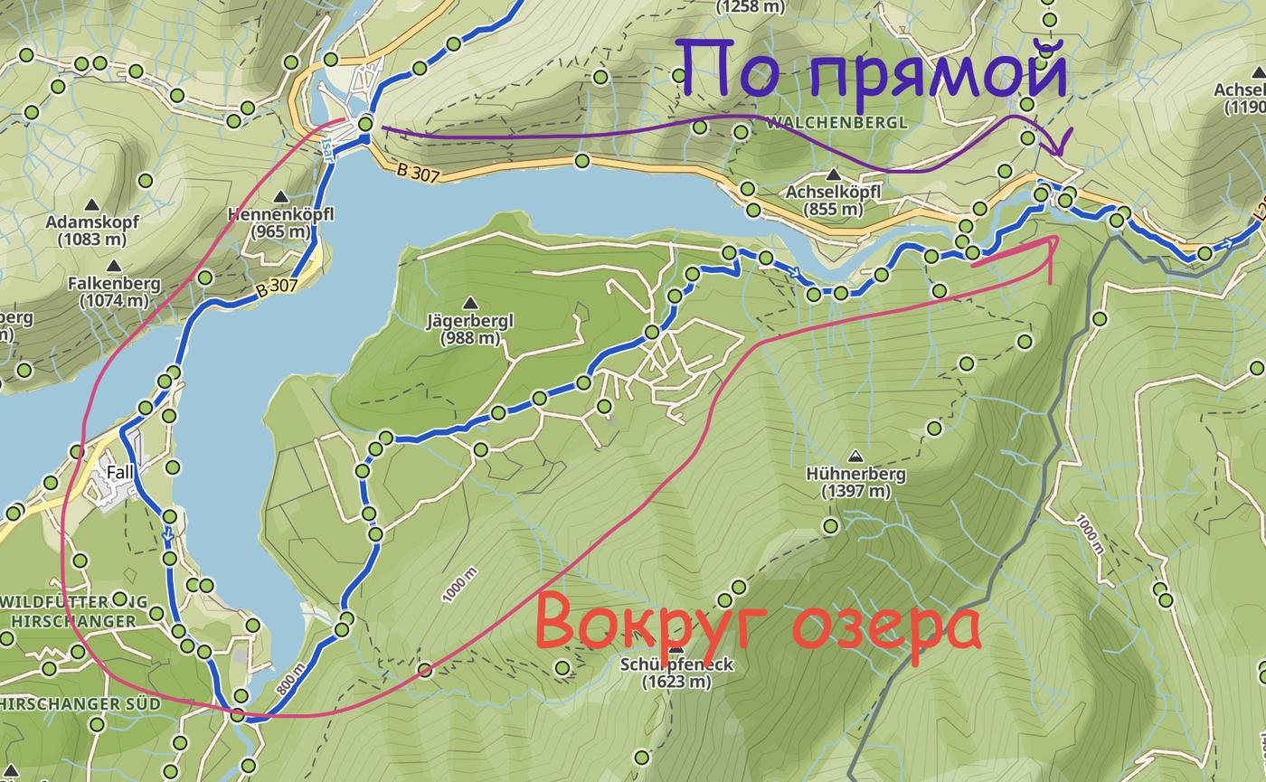 Первая из многих развилок