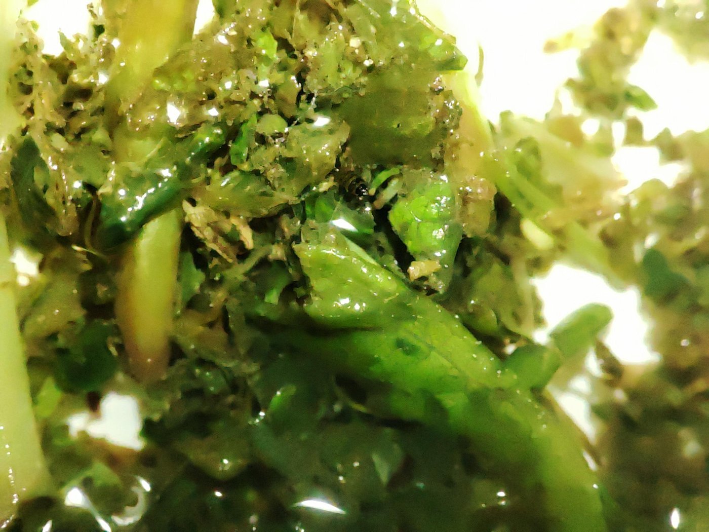 Осадок крупным планом. Ммм... вкусняшка