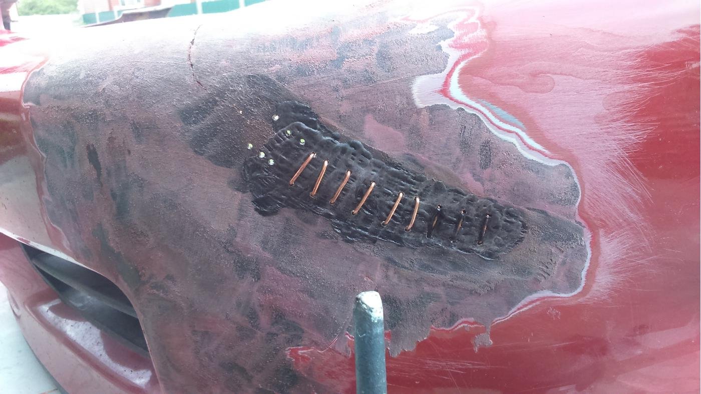 Это армирование по-орочьи, так делать не надо