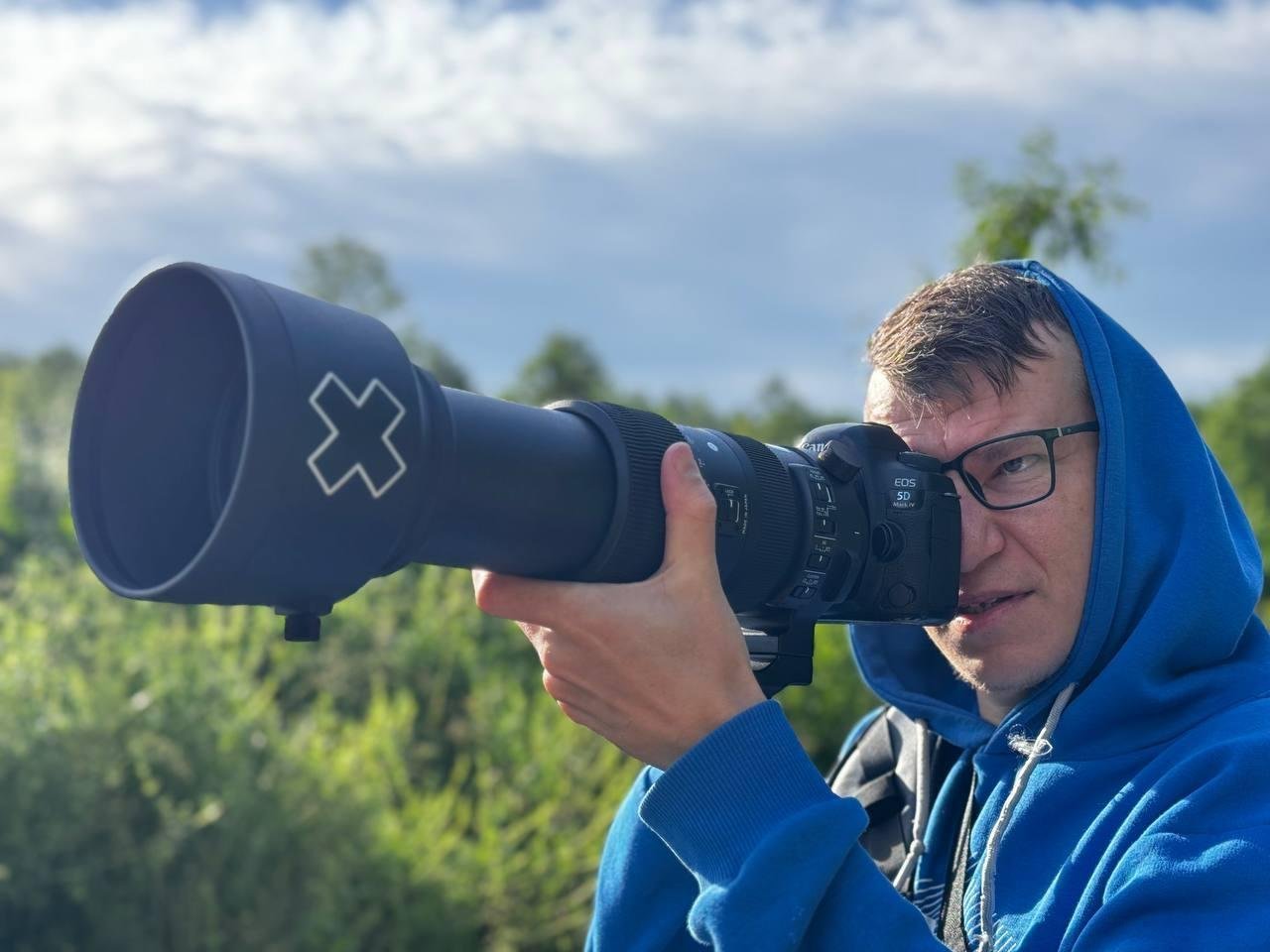 Вот это пушка. Это наш главный клубный бёрдвотчер @neonick :)