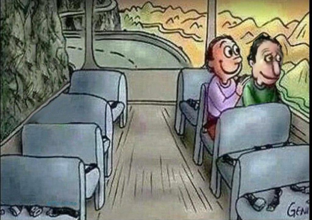 гляди какой ебобо за рулем