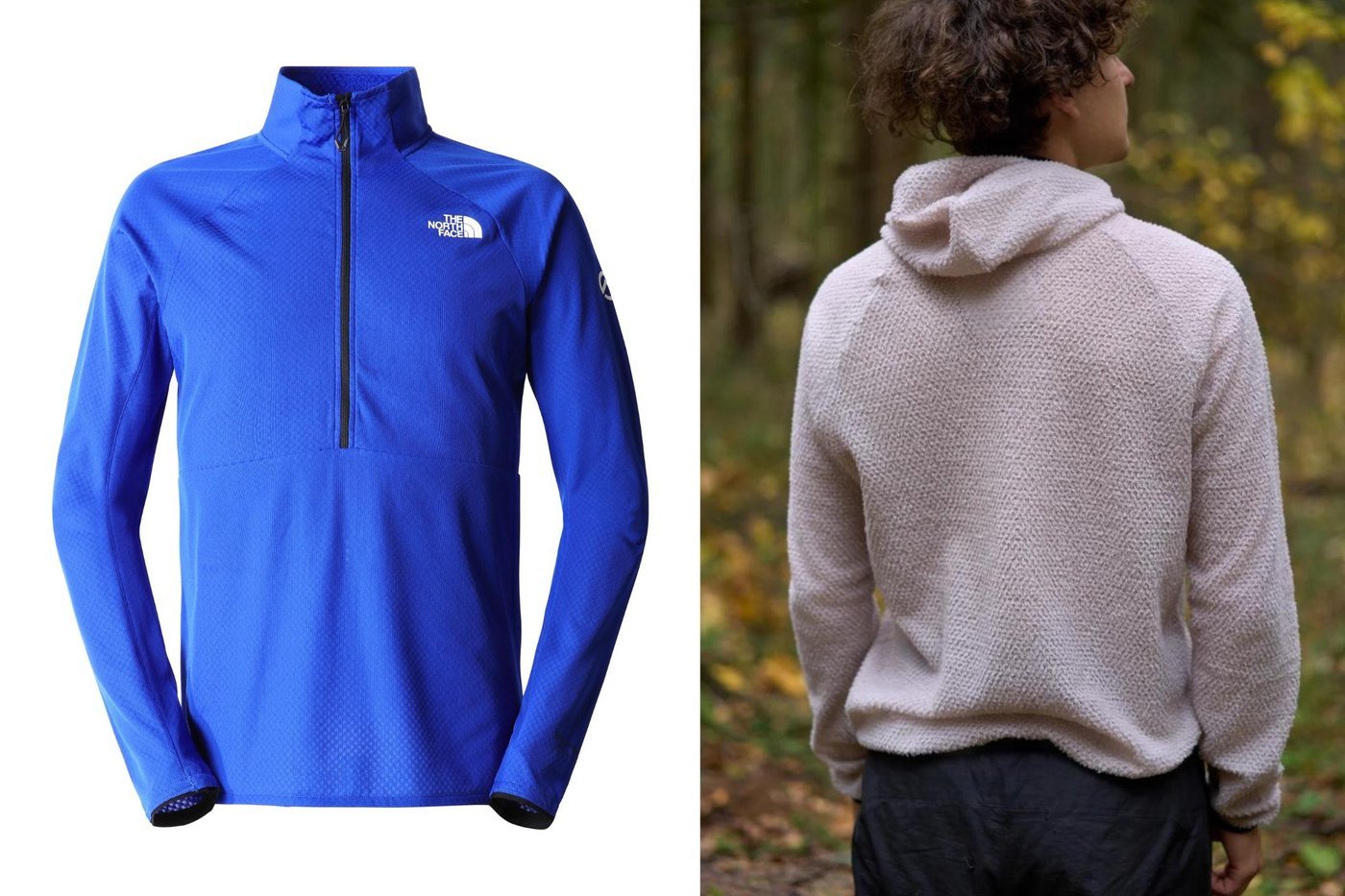 Слева TNF Futurefleece, справа ALpha Direct от kaulko