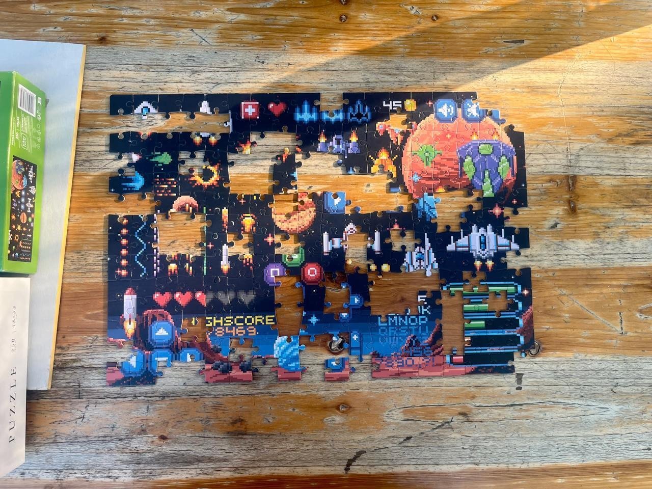 А пока мы проверяли, команды собрали все свои детальки пазла воедино, и получилось вот такое