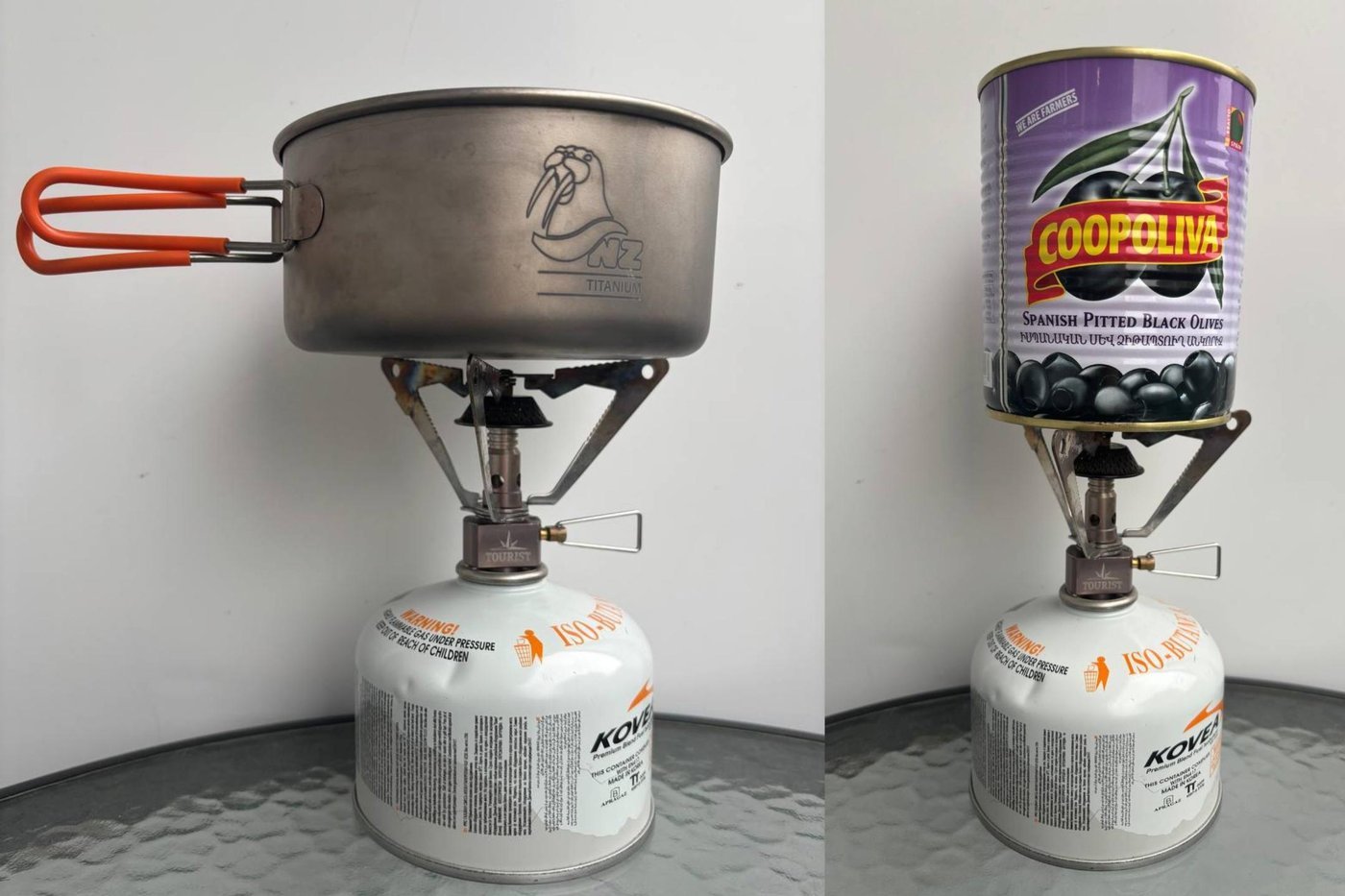 Горелка открыта всем ветрам, приходится закрывать и прятать.