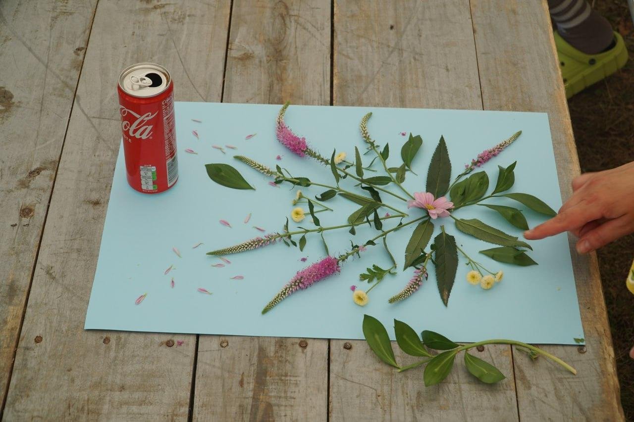 Коллажи из цветочков от @Cave