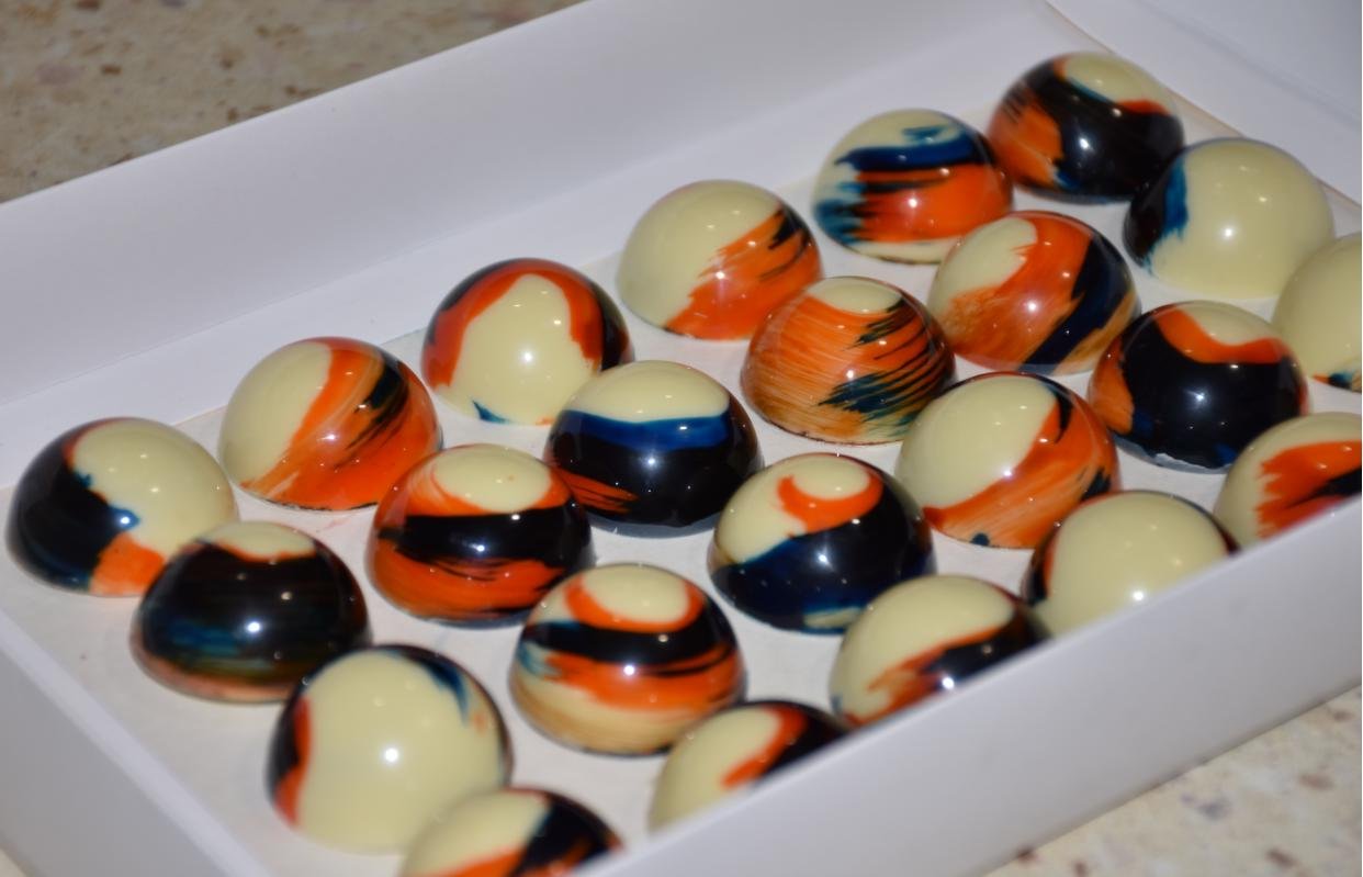 белый шоколад, вместо белого красителя