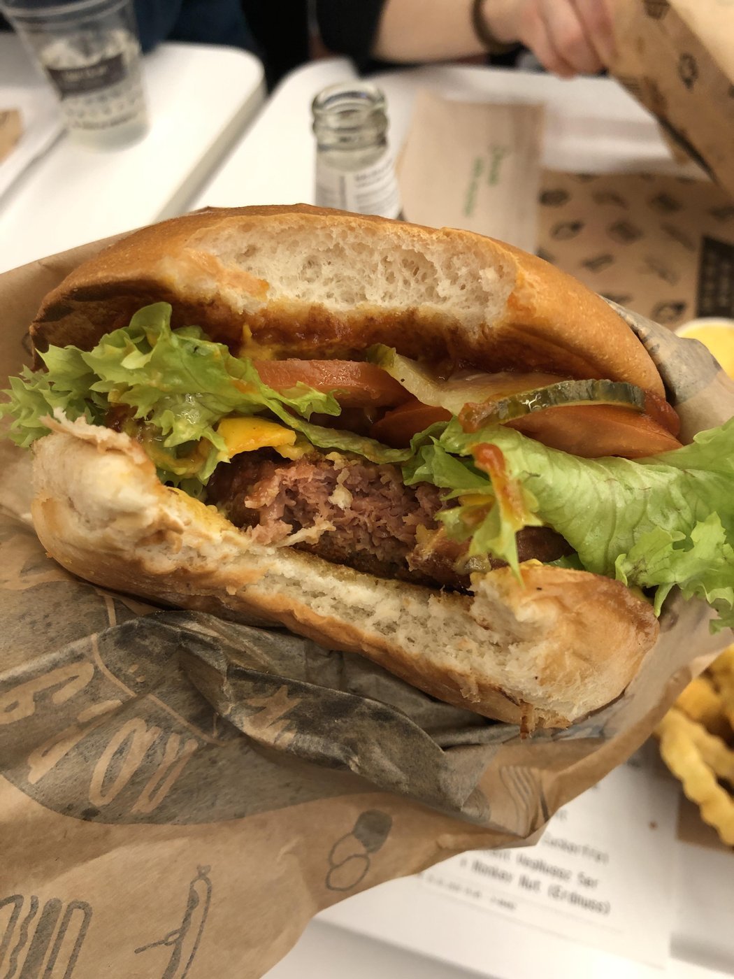 Бургер из Vincent Vegan (Берлин)